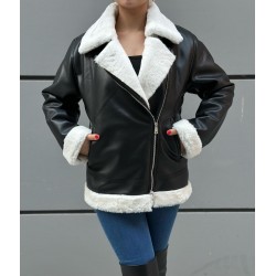 İÇİ BEYAZ KÜRKLÜ CEKET