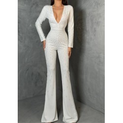 TAŞ İŞLENMELİ TULUM BEYAZ