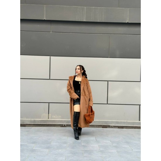 PELUŞ KÜRK KABAN CAMEL 