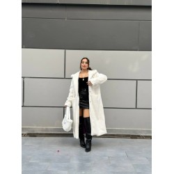 PELUŞ KÜRK KABAN BEYAZ